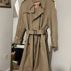 Classic Beige Trench Coat for Men